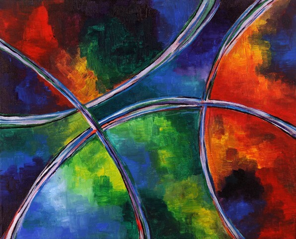 Colourful Abstract Painting